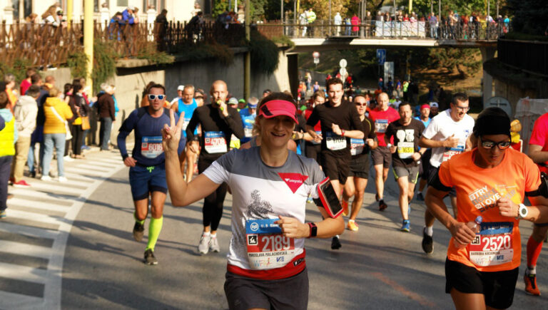 Telegrafia na trati Medzinárodného maratónu mieru Košice 2018