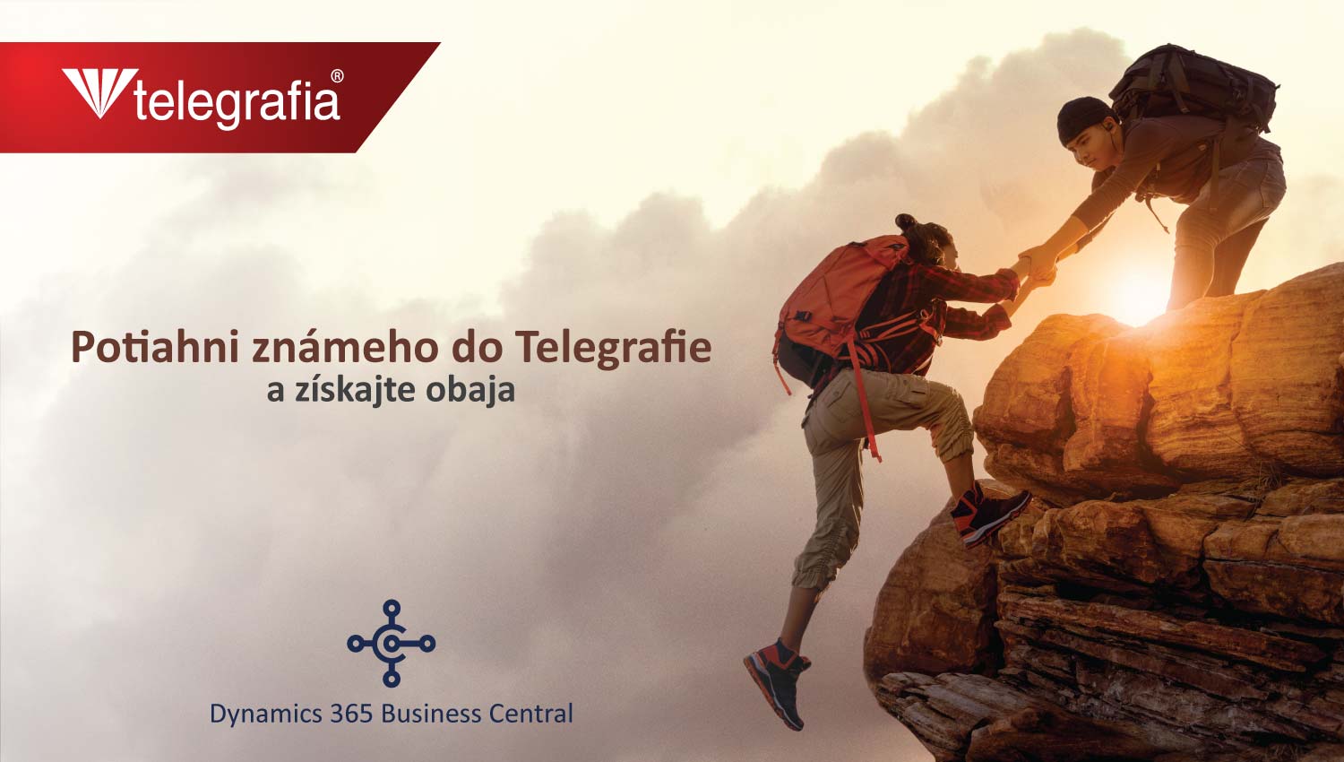 Potiahni známeho do Telegrafie a získajte obaja